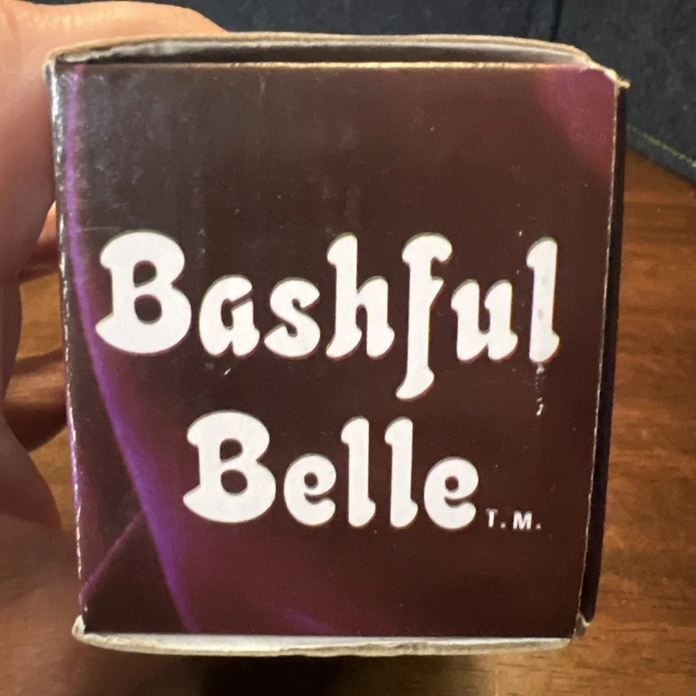 Angel‎ Bell,Bashful Belle, JASCO, Porcelain, Vintage, Christmas, W/Tag, 1978 box